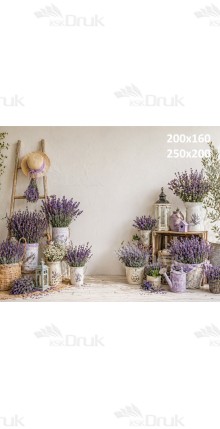 Tło fotograficzne „Lawendowy zakątek w stylu prowansalskim” | 4210